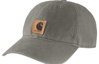 ¡Descubre la gorra Carhartt en lona para hombre en Dusty Olive!