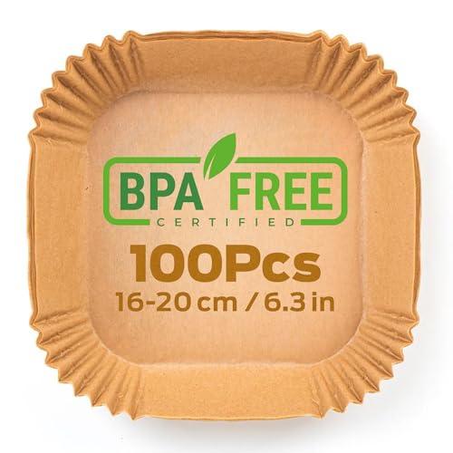 Ronda de Productos para Freidoras de Aire: Papel Cuadrado BPA Free