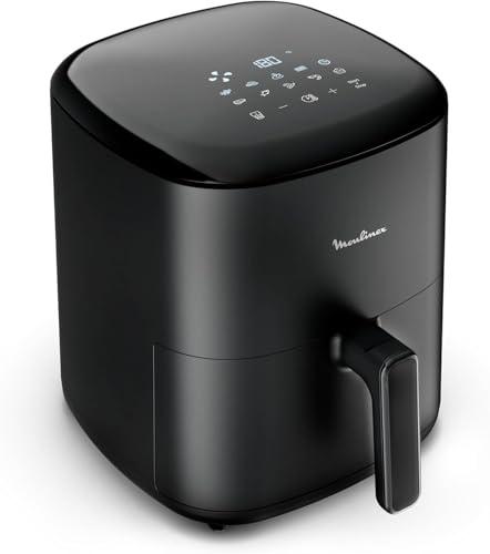 W, BlanconnDesciption: 

<ul>
<li>Freidora de aire con capacidad de 5.5L para cocinar de manera saludable y sin apenas aceite, reduciendo las grasas de los alimentos. Diseño moderno con interior metálico real y tecnología de calefacción uniforme para unos resultados óptimos.</li>
<li>Con 100 recetas preestablecidas para preparar una gran variedad de platos de forma sencilla y rápida. Eficiencia energética para un menor consumo eléctrico y mayor ahorro.</li>
<li>Panel táctil sencillo e intuitivo para un control preciso de la temperatura y el tiempo de cocción. Además, cuenta con función de mantener caliente para disfrutar de los alimentos recién cocinados en cualquier momento.</li>
<li>La freidora Cosori cuenta con una potencia de 1700W para cocinar de manera eficiente y rápida. Además, su diseño antióxido garantiza una mayor durabilidad y resistencia del aparato.</li>
<li>Ideal para preparar todo tipo de platos, desde patatas fritas crujientes hasta carnes y verduras asadas. Disfruta de una vida más saludable con la freidora de aire Cosori. En color blanco para combinar en cualquier cocina.</li>
</ul>
<p>nnPrice: 119,99 €nnImage: https://m.media-amazon.com/images/I/51S9tYBbCZL._SL500_.jpgnnURL: https://www.amazon.es/dp/B098Y4W8MQ?tag=espanhapromo-21&linkCode=osi&th=1&psc=1″></p>
<p>La Moulinex Easy Fry Max 5L es una freidora de aire potente que utiliza tecnología avanzada para cocinar de manera rápida y saludable. Con una potencia de 1500 W, esta freidora ahorra tiempo en la cocina al cocinar con aire caliente, permitiéndote disfrutar de comidas sabrosas con poco o ningún aceite añadido. Su gran capacidad de 5 L te permite preparar comida para hasta 6 personas, ideal para reuniones familiares o con amigos.</p>
<p>Una de las ventajas más destacadas de esta freidora es su ahorro energético de hasta un 70%, comparado con un horno de convección tradicional. Además, su panel de control intuitivo y sus 10 programas automáticos te permiten cocinar una variedad de platos con resultados deliciosos con solo presionar un botón. Y para mayor comodidad, la freidora Easy Fry Max 5L es apta para lavavajillas, facilitando la limpieza después de su uso.</p>
<table class=