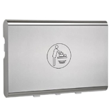 KEMMLIT Calella – Cambiador plegable para pared o cambiador, certificado TÜV, acero inoxidable