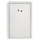 Cambiador plegable de Kemmelit Malaga, para pared o cambiador, de acero inoxidable, para áreas públicas