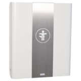 KEMMLIT Toledo – Cambiador de pared plegable para ahorrar espacio, incluye cambiador gris, estantería para cambiar pañales de pared para público y privado