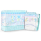 LittleForBig Pañales estampados para adultos con cierre de velcro ajustable, 10 piezas, Baby Parade (mediano 71-96 cm)