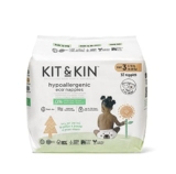 Kit & Kin Pañales ecológicos tamaño 3, hipoalergénicos y sostenibles (paquetes de 32 x 6, 192 pañales)
