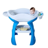 HANSHAN Protectores para cunas y Camas de bebé Cambiador, Recién Nacido Multifunción Bañera Bebé del Pañal Lavable Mesa Plegable De Atención Turística 0-3 Años De Edad 45 X 20 X 47 Pulgadas