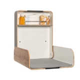 kemmlit Pamplona cambiador de Plegable como pared wickel Forma de mesa, madera, incluye cambiador. nussbaum