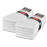 sockenkauf24 10 | 20 | 30 Pares de Calcetines Deportivos Hombre Mujer Calcetines de Tenis Calcetines de Trabajo Algodón (47-50 10 pares Blanco)