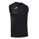 Joma – Camiseta Deportiva Sin Manga Hombre – Ligera y Transpirable Ideal para Todo Tipo de Deporte – Combi – Negro L