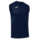 Joma – Camiseta Deportiva Sin Manga Hombre – Ligera y Transpirable Ideal para Todo Tipo de Deporte – Combi – Marino XL