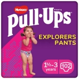 Bragas absorbentes Huggies Pull Ups Explorers, tallas 5, 1,5 a 3 años (12-17 kg), niña, 3 x 34