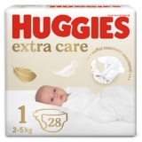 Huggies – Bebè Base – Pañales – Talla 1 (2-5 kg),28 Unidad (Paquete de 1)