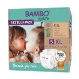 Pañales para bebé Bambo Nature Talla 5-12 a 18kg (PACK 6 X 22UN)