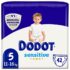 Pañales Dodot Sensitive Talla 2, 3×39, 117 Unidades, Suavidad y Protección para Bebés Sensibles