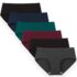 Channo Bragas de Algodón y Bambú para Mujer, Talle Alto, Sin Costuras, Colores Lisos – Pack de 6, Surtido, M