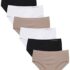 Daelesr Bragas de Encaje para Mujer de 5 Uds., Braguitas de Cintura Baja de Bikinis, Ropa Interior de Encaje, Calzoncillos de Encaje Fino para Mujer de 5 Colores (M)